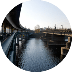 train bridge river vienna austria europe transport transportation validate validation fine metro airport travel card