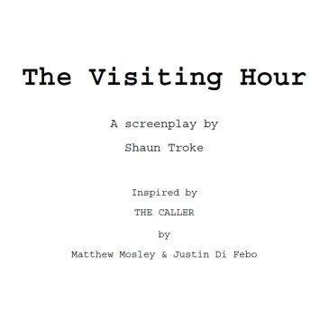 the visiting hour feature film screenplay story shaun troke matt mosley caller justin di febo